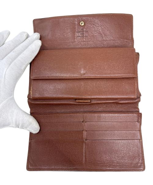 LOUIS VUITTON（ルイ ヴィトン）LOUIS VUITTON (ルイ ヴィトン) 3つ折り財布 ブラウンの古着・服飾アイテム