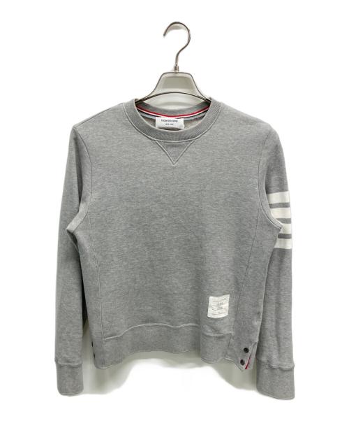 Thom Browne（トムブラウン）Thom Browne (トムブラウン) クラシック ループバック 4-BAR スウェットシャツ グレー サイズ:1の古着・服飾アイテム