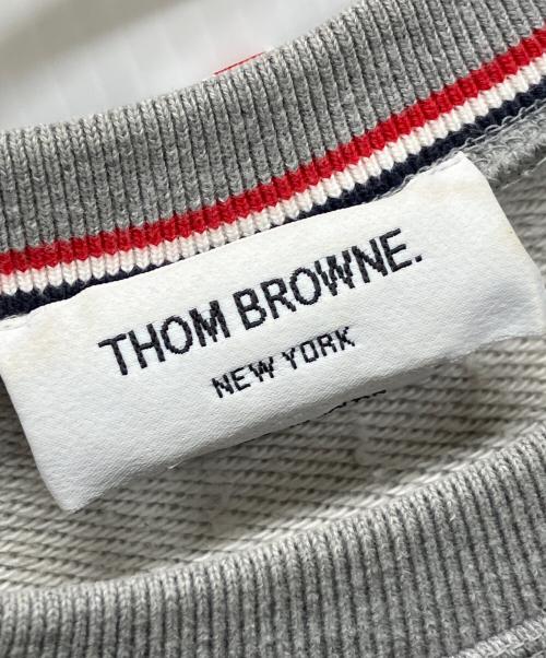 Thom Browne（トムブラウン）Thom Browne (トムブラウン) クラシック ループバック 4-BAR スウェットシャツ グレー サイズ:1の古着・服飾アイテム