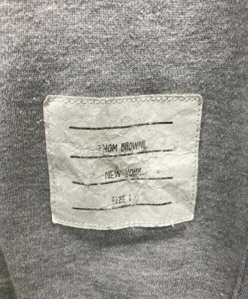 Thom Browne（トムブラウン）Thom Browne (トムブラウン) クラシック ループバック 4-BAR スウェットシャツ グレー サイズ:1の古着・服飾アイテム