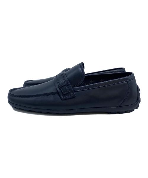 LOUIS VUITTON（ルイ ヴィトン）LOUIS VUITTON (ルイ ヴィトン) Louis Vuitton　ロゴドライビングシューズ ブラック サイズ:SIZE 8の古着・服飾アイテム