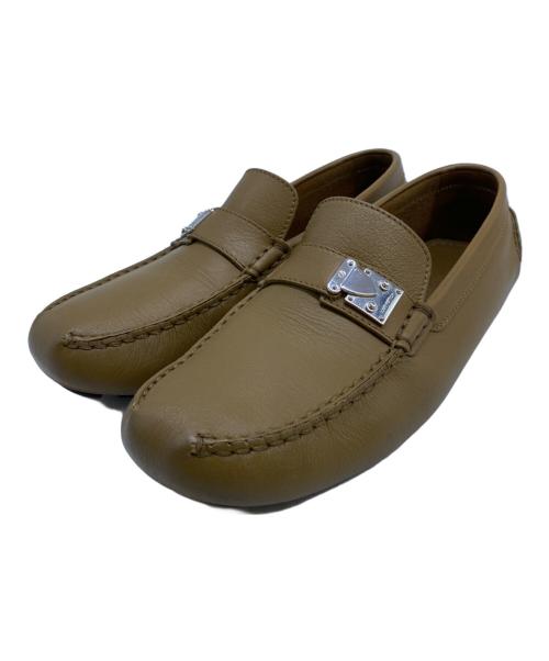 LOUIS VUITTON（ルイ ヴィトン）LOUIS VUITTON (ルイ ヴィトン) LOUIS VUITTON　モカシンドライビングシューズ ベージュ サイズ:7　1/2の古着・服飾アイテム