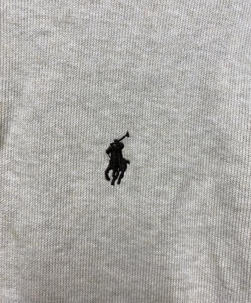 POLO RALPH LAUREN（ポロ・ラルフローレン）POLO RALPH LAUREN (ポロ・ラルフローレン) ハーフジップスウェット ベージュ サイズ:Ｍの古着・服飾アイテム