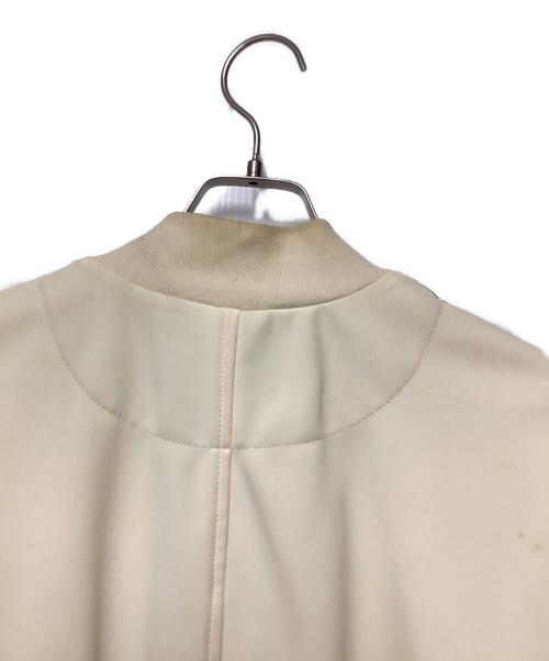 EMMETI（エンメティ）EMMETI (エンメティ) DESIGNWORKS (デザインワークス) コンビブルゾン ブラウン×ベージュ サイズ:48の古着・服飾アイテム