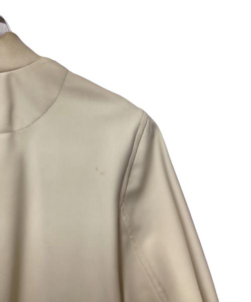 EMMETI（エンメティ）EMMETI (エンメティ) DESIGNWORKS (デザインワークス) コンビブルゾン ブラウン×ベージュ サイズ:48の古着・服飾アイテム