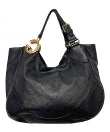 GUCCI（グッチ）の古着「GUCCI　グッチシマ　トートバッグ」｜ブラック