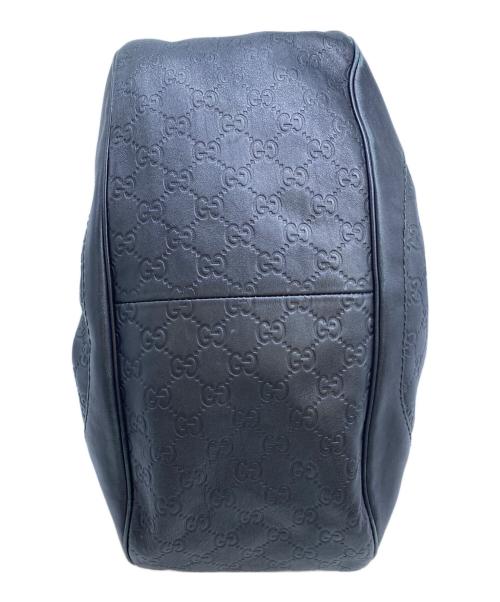 GUCCI（グッチ）GUCCI (グッチ) GUCCI　グッチシマ　トートバッグ ブラックの古着・服飾アイテム