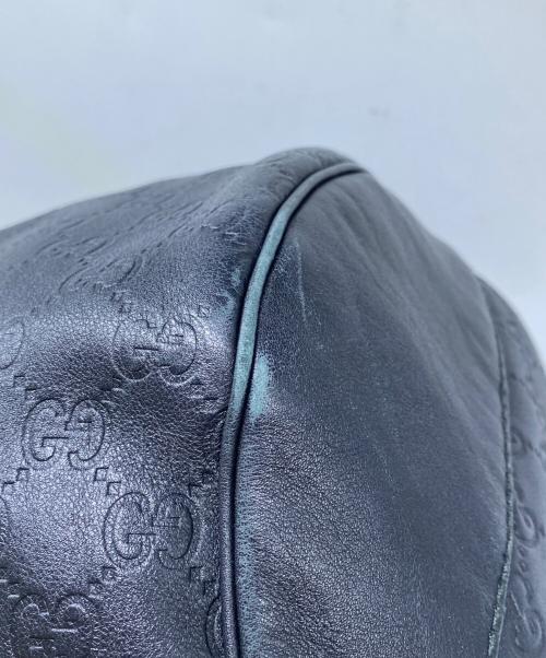 GUCCI（グッチ）GUCCI (グッチ) GUCCI　グッチシマ　トートバッグ ブラックの古着・服飾アイテム