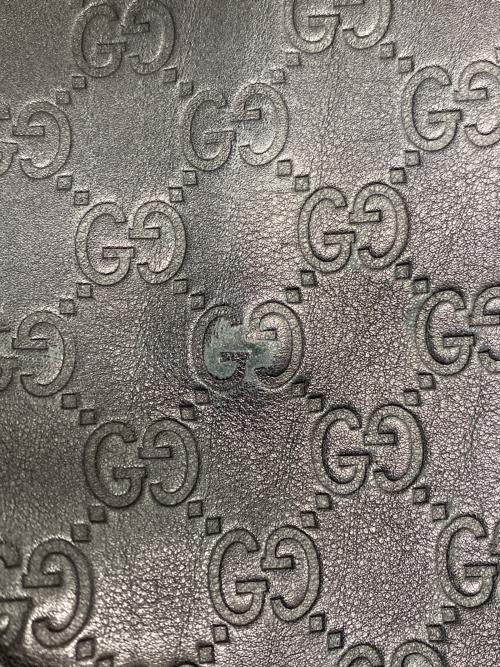 GUCCI（グッチ）GUCCI (グッチ) GUCCI　グッチシマ　トートバッグ ブラックの古着・服飾アイテム