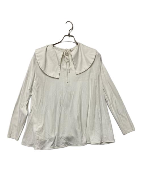 YORI（ヨリ）YORI (ヨリ) 長袖カットソー ホワイト サイズ:Freeの古着・服飾アイテム