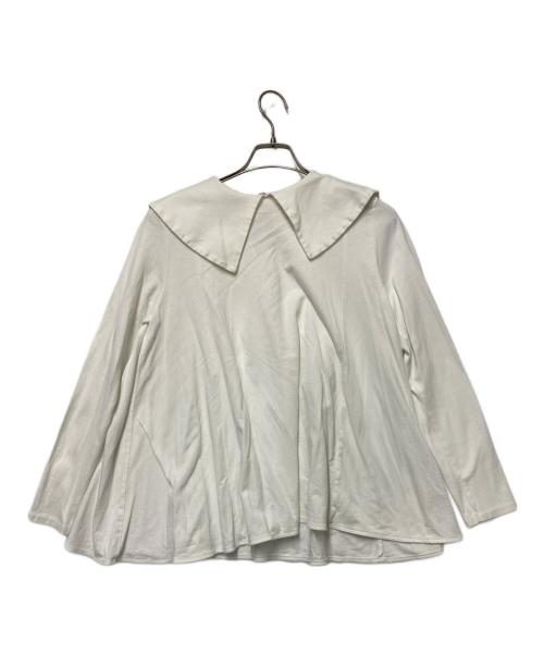 YORI（ヨリ）YORI (ヨリ) 長袖カットソー ホワイト サイズ:Freeの古着・服飾アイテム