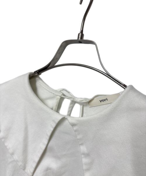 YORI（ヨリ）YORI (ヨリ) 長袖カットソー ホワイト サイズ:Freeの古着・服飾アイテム