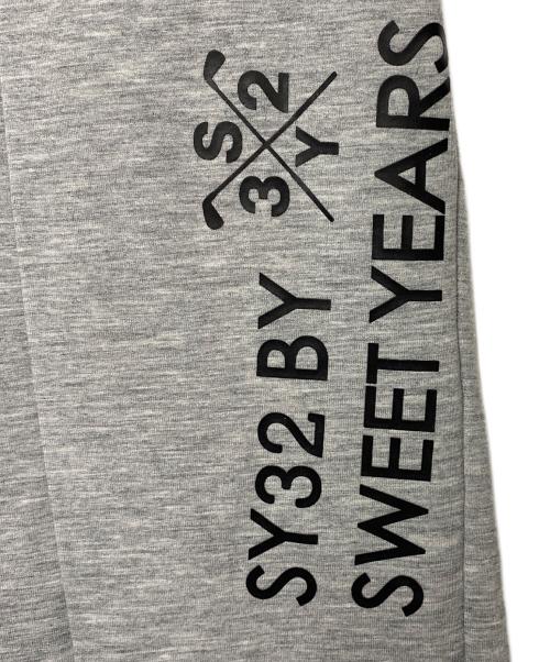 sy32 by sweet years（エスワイサーティトゥバイスィートイヤーズ）SY32 by SWEET YEARS (エスワイサーティトゥバイスィートイヤーズ) ゴルフウェア(パンツ) グレー サイズ:XLの古着・服飾アイテム