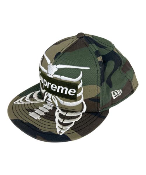New Era（ニューエラ）New Era (ニューエラ) SUPREME (シュプリーム) キャップ グリーンの古着・服飾アイテム