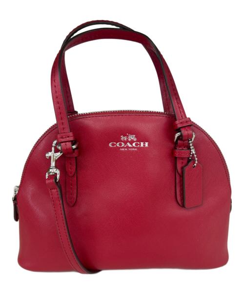 COACH（コーチ）COACH (コーチ) 2WAYバッグ レッドの古着・服飾アイテム