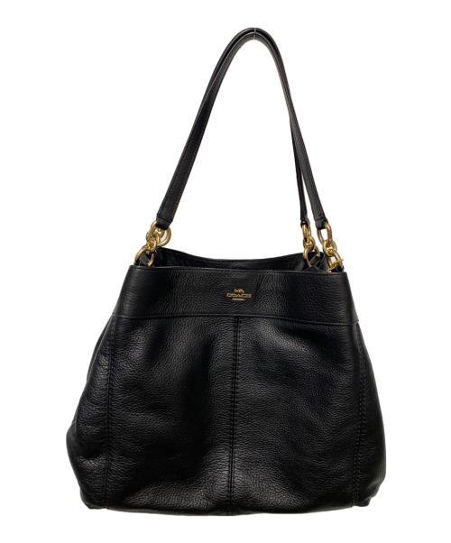 COACH（コーチ）COACH (コーチ) ハンドバッグ ブラックの古着・服飾アイテム
