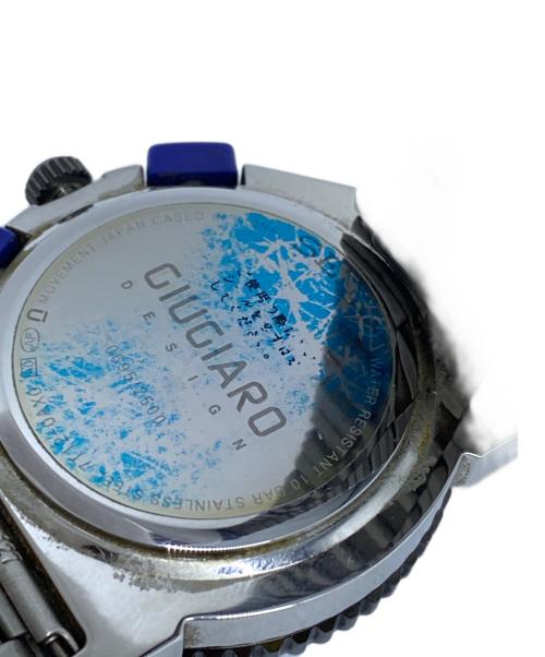 SEIKO（セイコー）SEIKO (セイコー) GIUGIARO (ジウジアーロ) 腕時計 ブルー×ブラックの古着・服飾アイテム