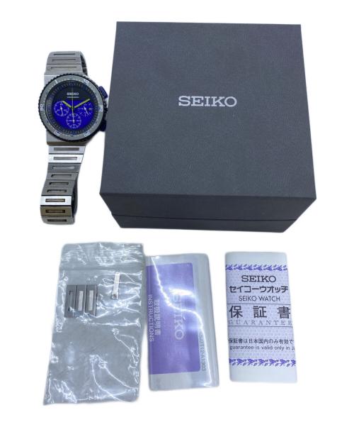 SEIKO（セイコー）SEIKO (セイコー) GIUGIARO (ジウジアーロ) 腕時計 ブルー×ブラックの古着・服飾アイテム