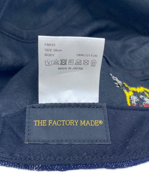 THE FACTORY MADE（ザファクトリーメイド）THE FACTORY MADE (ザファクトリーメイド) キャップ ネイビーの古着・服飾アイテム