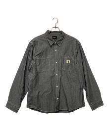 HUF（ハフ）の古着「ＨＵＦ　長袖シャツ」｜グレー