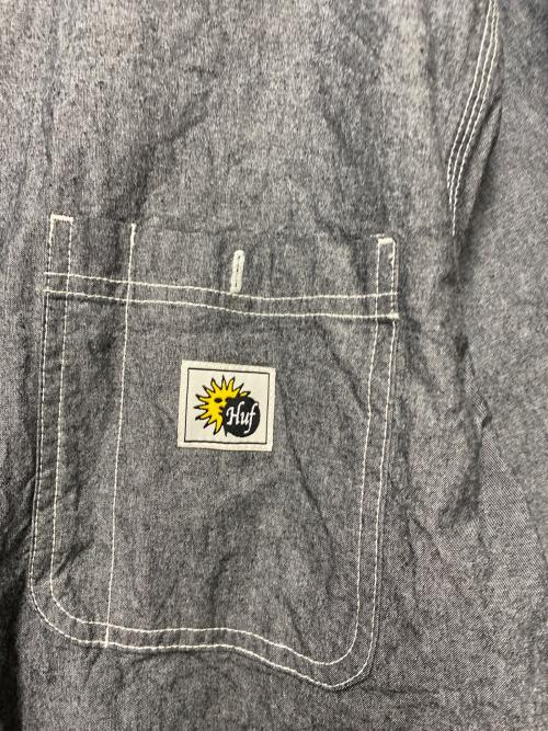 HUF（ハフ）HUF (ハフ) ＨＵＦ　長袖シャツ グレー サイズ:ＸＬの古着・服飾アイテム
