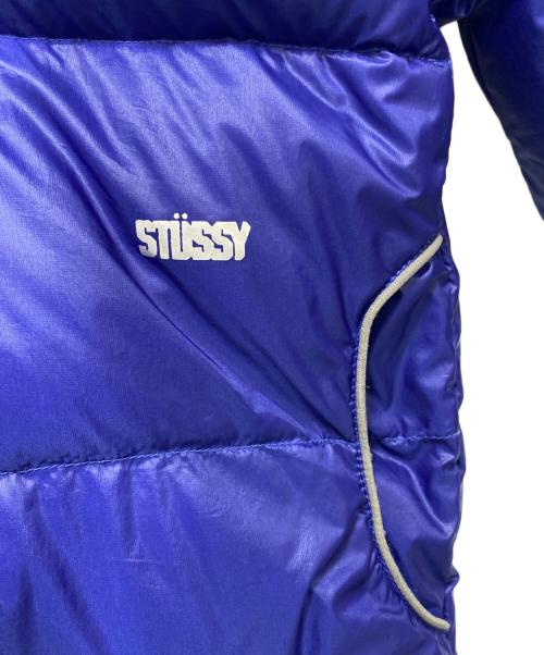 stussy（ステューシー）stussy (ステューシー) ダウンジャケット ブルー サイズ:XLの古着・服飾アイテム