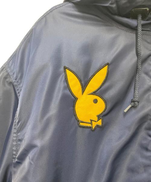 SUPREME（シュプリーム）Supreme (シュプリーム) PLAY BOY (プレイボーイ) MA-1ジャケット ネイビー サイズ:XLの古着・服飾アイテム