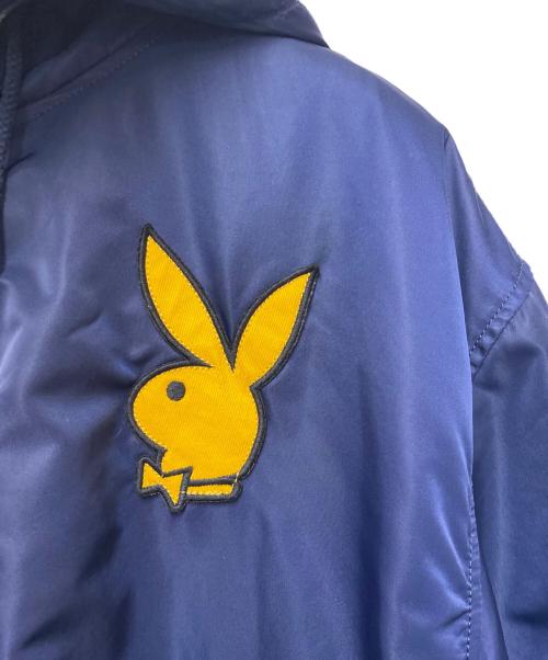 SUPREME（シュプリーム）Supreme (シュプリーム) PLAY BOY (プレイボーイ) MA-1ジャケット ネイビー サイズ:XLの古着・服飾アイテム