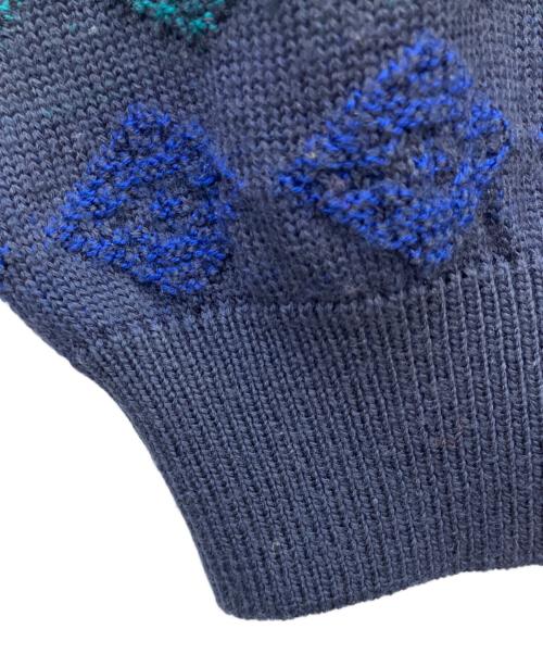 Yves Saint Laurent（イヴサンローラン）Yves Saint Laurent (イヴサンローラン) 厚手ニット ネイビー サイズ:不明の古着・服飾アイテム