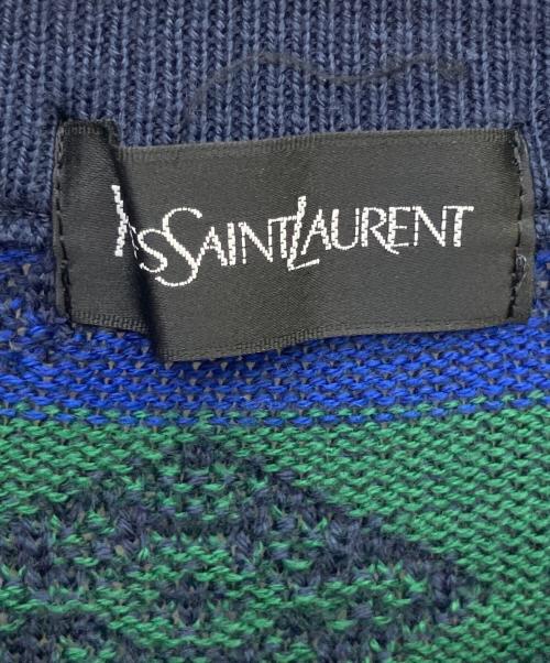 Yves Saint Laurent（イヴサンローラン）Yves Saint Laurent (イヴサンローラン) 厚手ニット ネイビー サイズ:不明の古着・服飾アイテム