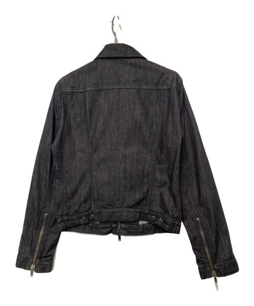 ALEXANDER McQUEEN（アレキサンダーマックイーン）ALEXANDER McQUEEN (アレキサンダーマックイーン) デニムジャケット ブラック サイズ:46の古着・服飾アイテム