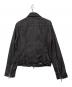 ALEXANDER McQUEEN (アレキサンダーマックイーン) デニムジャケット ブラック サイズ:46：8000円