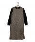 TORY BURCH（トリーバーチ）の古着「長袖ワンピース」｜ホワイト×ブラック