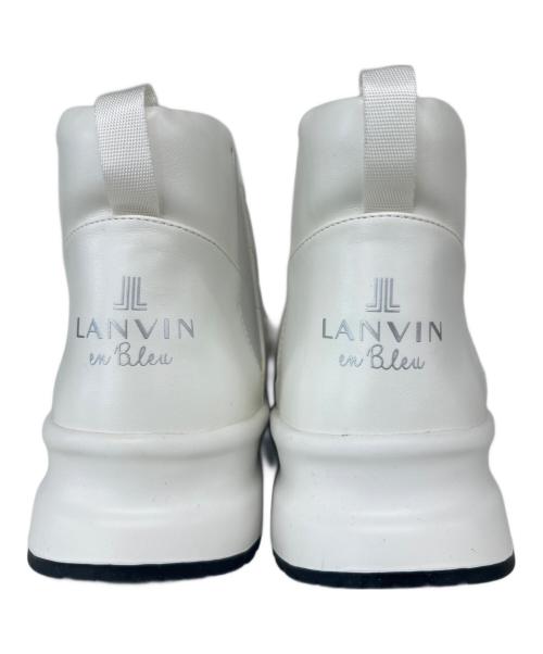 LANVIN en Bleu（ランバンオンブルー）LANVIN en Bleu (ランバンオンブルー) キルティングブーツ ホワイト サイズ:24の古着・服飾アイテム