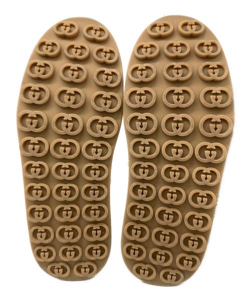 GUCCI（グッチ）GUCCI (グッチ) ローカットスニーカー ベージュ×ホワイト サイズ:SIZE 6の古着・服飾アイテム