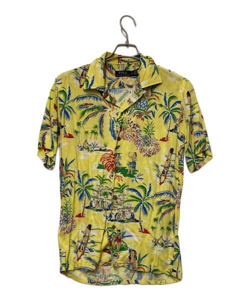 POLO RALPH LAUREN（ポロ・ラルフローレン）POLO RALPH LAUREN (ポロ・ラルフローレン) POLO RALPH LAUREN　ハワイアンプリントアロハシャツ イエロー サイズ:Sの古着・服飾アイテム