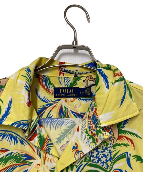 POLO RALPH LAUREN（ポロ・ラルフローレン）POLO RALPH LAUREN (ポロ・ラルフローレン) POLO RALPH LAUREN　ハワイアンプリントアロハシャツ イエロー サイズ:Sの古着・服飾アイテム