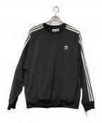 adidasアディダス）の古着「プルオーバー トラックトップ」｜ブラック