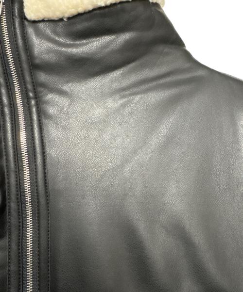 DRESSLAVE（ドレスレイブ）DRESSLAVE (ドレスレイブ) フェイクムートンジャケット ブラック サイズ:38 未使用品の古着・服飾アイテム