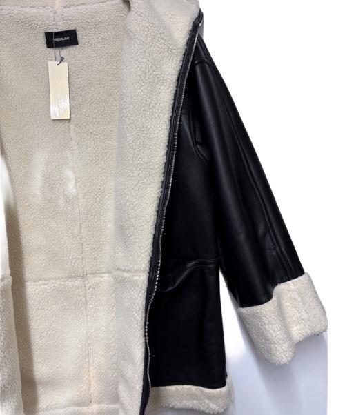 DRESSLAVE（ドレスレイブ）DRESSLAVE (ドレスレイブ) フェイクムートンジャケット ブラック サイズ:38 未使用品の古着・服飾アイテム
