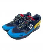NEW BALANCEニューバランス）の古着「スニーカー」｜ブラック×ブルー