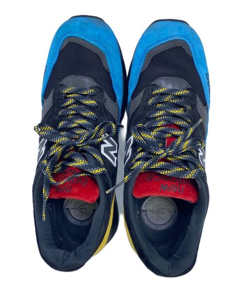 NEW BALANCE（ニューバランス）NEW BALANCE (ニューバランス) スニーカー ブラック×ブルー サイズ:28の古着・服飾アイテム