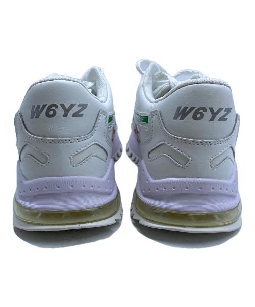 W6YZ（ウィズ）W6YZ (ウィズ) スニーカー ホワイト×レッド サイズ:US10の古着・服飾アイテム