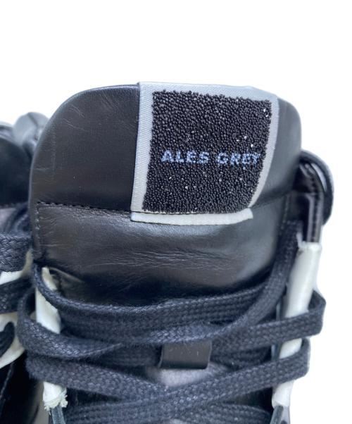 ALES GREY（アレス グレイ）ALES GREY (アレス グレイ) ハイカットスニーカー ブラック サイズ:28.0㎝の古着・服飾アイテム