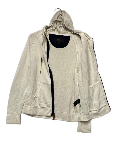 COACH（コーチ）COACH (コーチ) ジップパーカー ベージュ サイズ:Ｍの古着・服飾アイテム