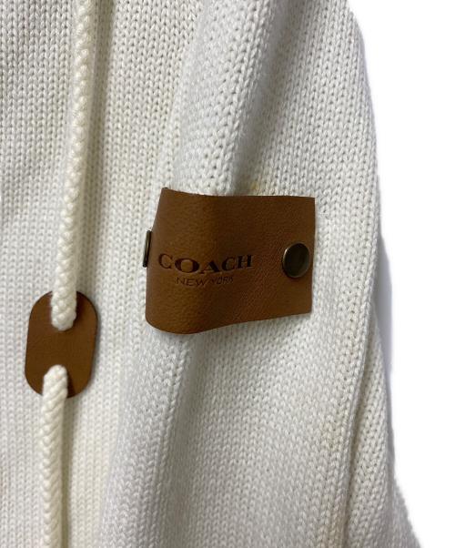 COACH（コーチ）COACH (コーチ) ジップパーカー ベージュ サイズ:Ｍの古着・服飾アイテム
