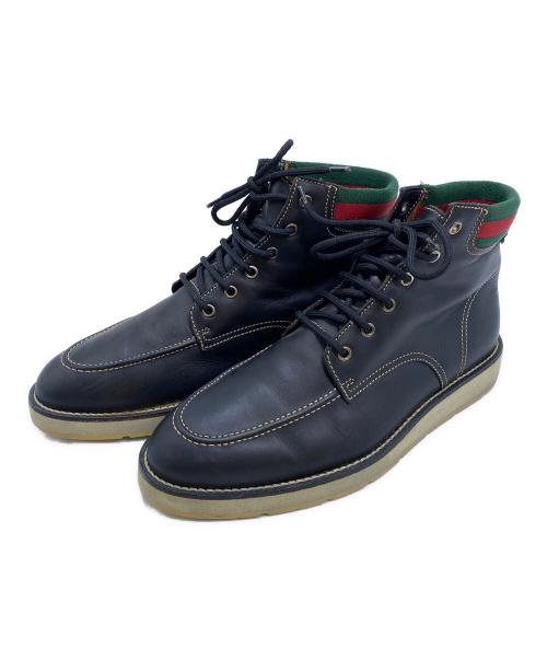 GUCCI（グッチ）GUCCI (グッチ) ブーツ ブラウン サイズ:SIZE 40 1/2の古着・服飾アイテム
