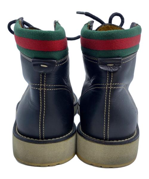 GUCCI（グッチ）GUCCI (グッチ) ブーツ ブラウン サイズ:SIZE 40 1/2の古着・服飾アイテム