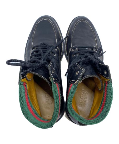 GUCCI（グッチ）GUCCI (グッチ) ブーツ ブラウン サイズ:SIZE 40 1/2の古着・服飾アイテム