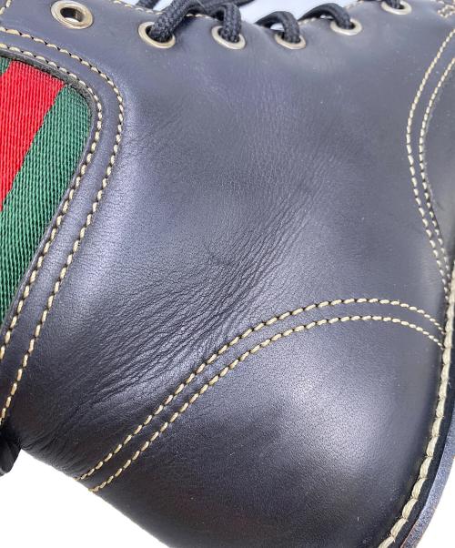 GUCCI（グッチ）GUCCI (グッチ) ブーツ ブラウン サイズ:SIZE 40 1/2の古着・服飾アイテム